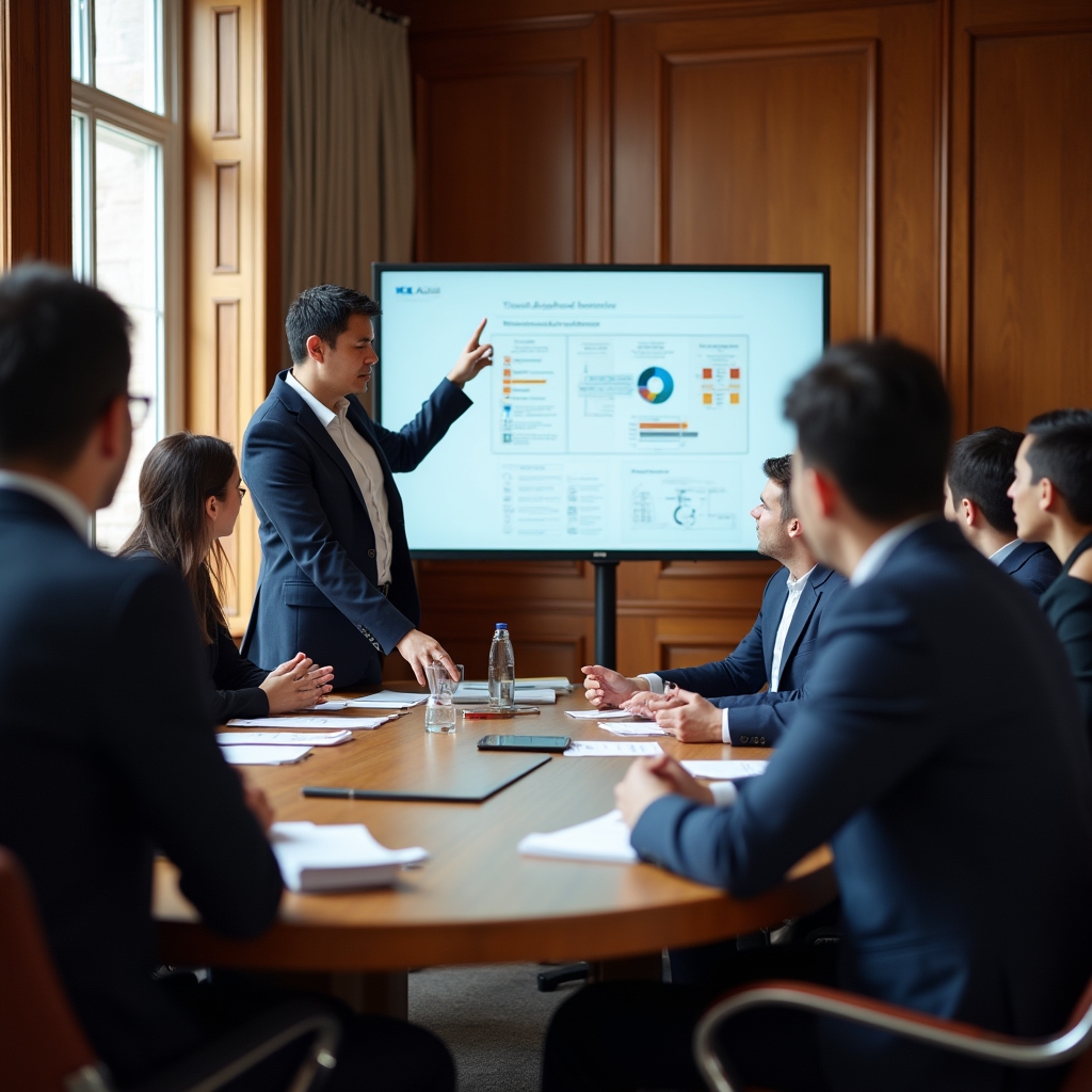 Transformation d'entreprise en action